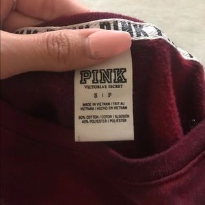 maroon tie dye longsleeve